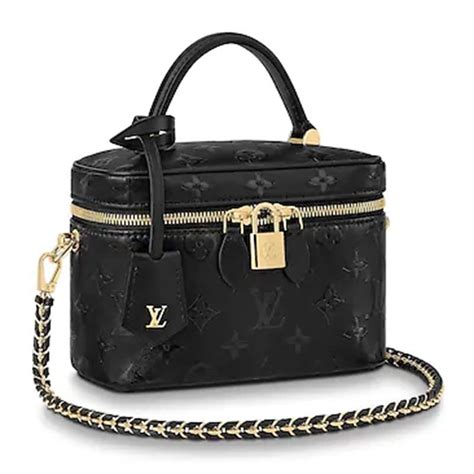 lv vanity bag black|louis vuitton vanity.